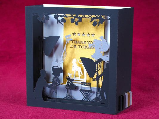 Film making themed invitation Cinema styled Gift pop-up card - ColibriGift