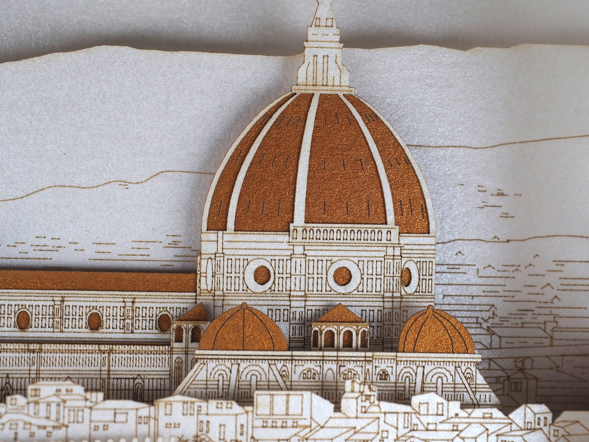 Italy, Duomo Florence, Cathedral of Saint Mary of the Flower Greeting popup card - ColibriGift