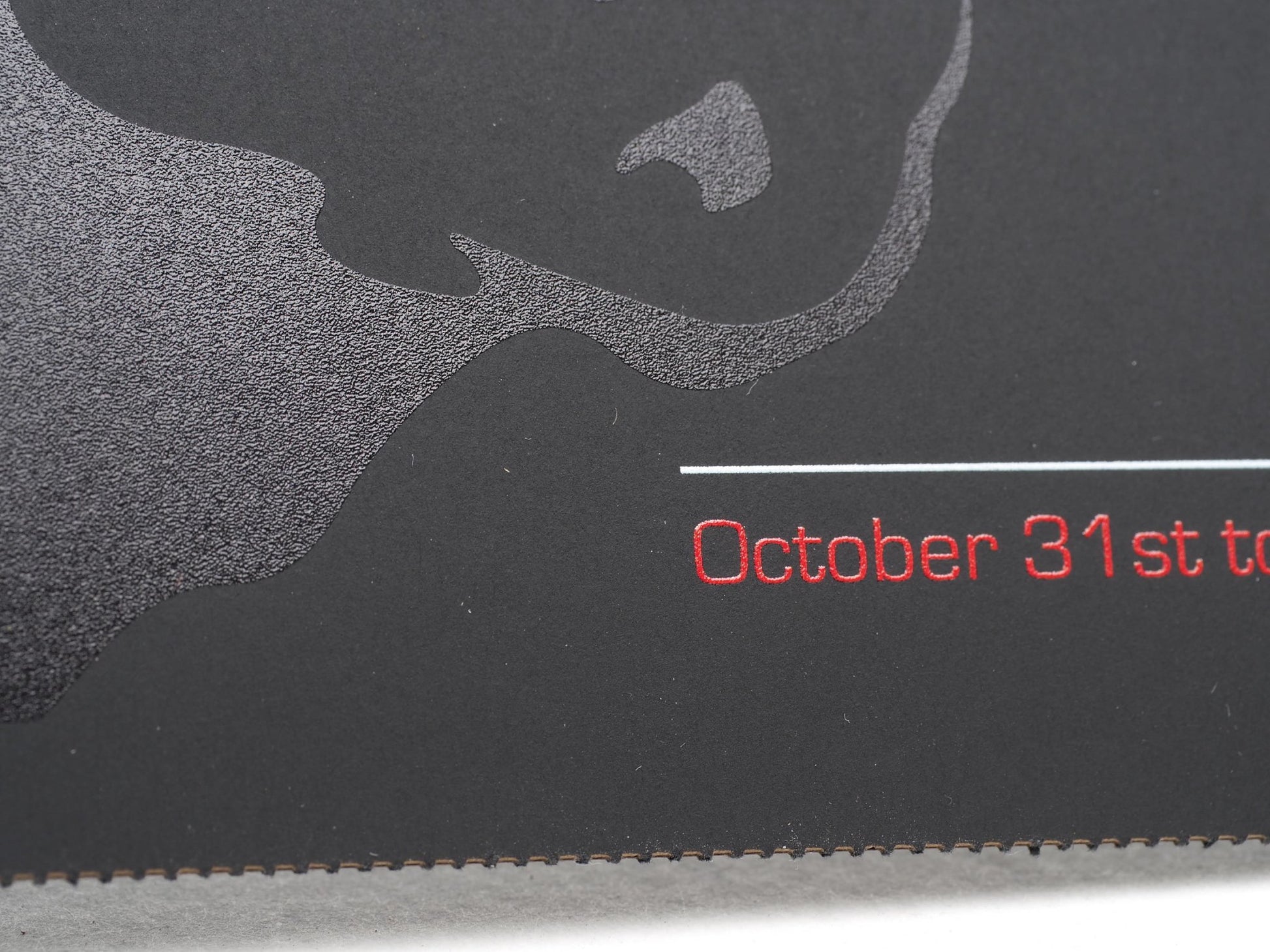 laser cut invite card for conference