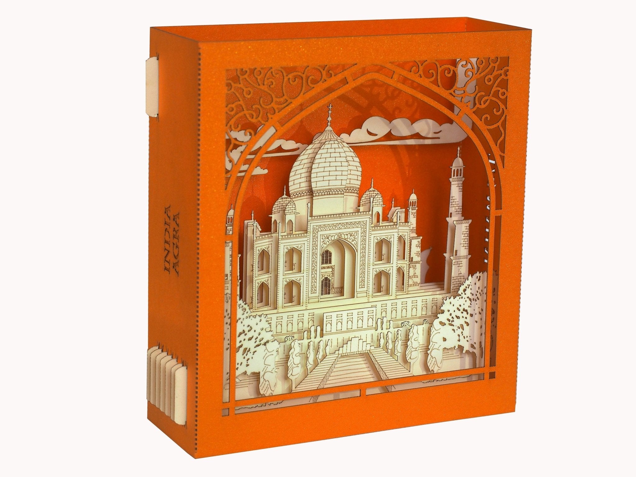 Buy TinyGifts India's Famous Multicolor Led Light Crystal Taj Mahal  Miniature Show Piece Symbol of Love Made of Crystal with 24karat Gold  Plated Online at Low Prices in India - Amazon.in