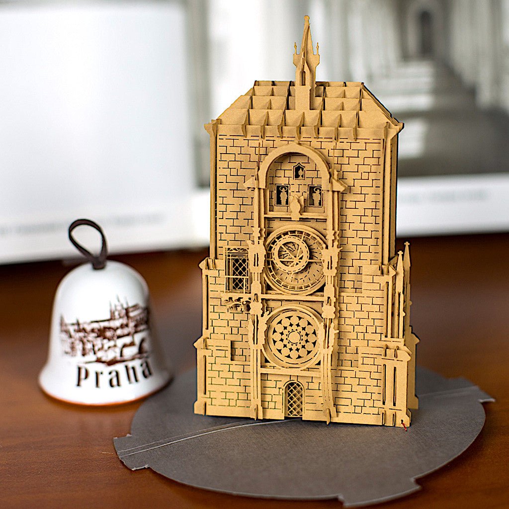 The Astronomical clock Orioj 3D, Prague, Czech Republic pop-up card - ColibriGift