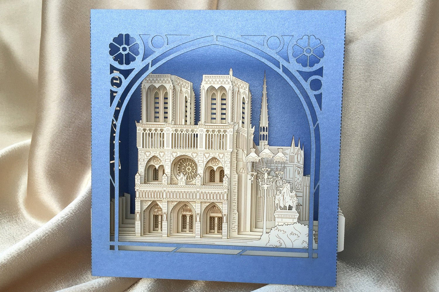 The Cathedral Notre Dame de Paris, Paris, France pop-up card - ColibriGift