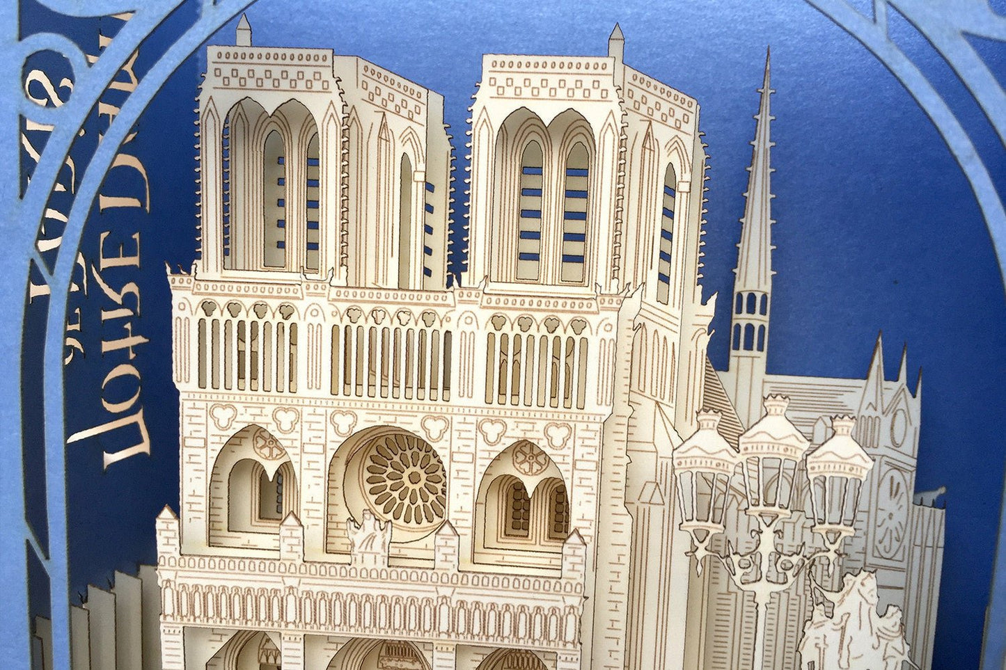 The Cathedral Notre Dame de Paris, Paris, France pop-up card - ColibriGift