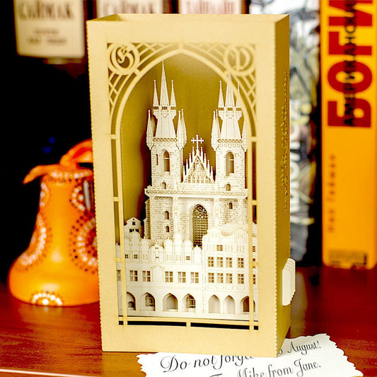 The Church of our Lady before Tyn, Prague, Czech Republic pop-up card - ColibriGift