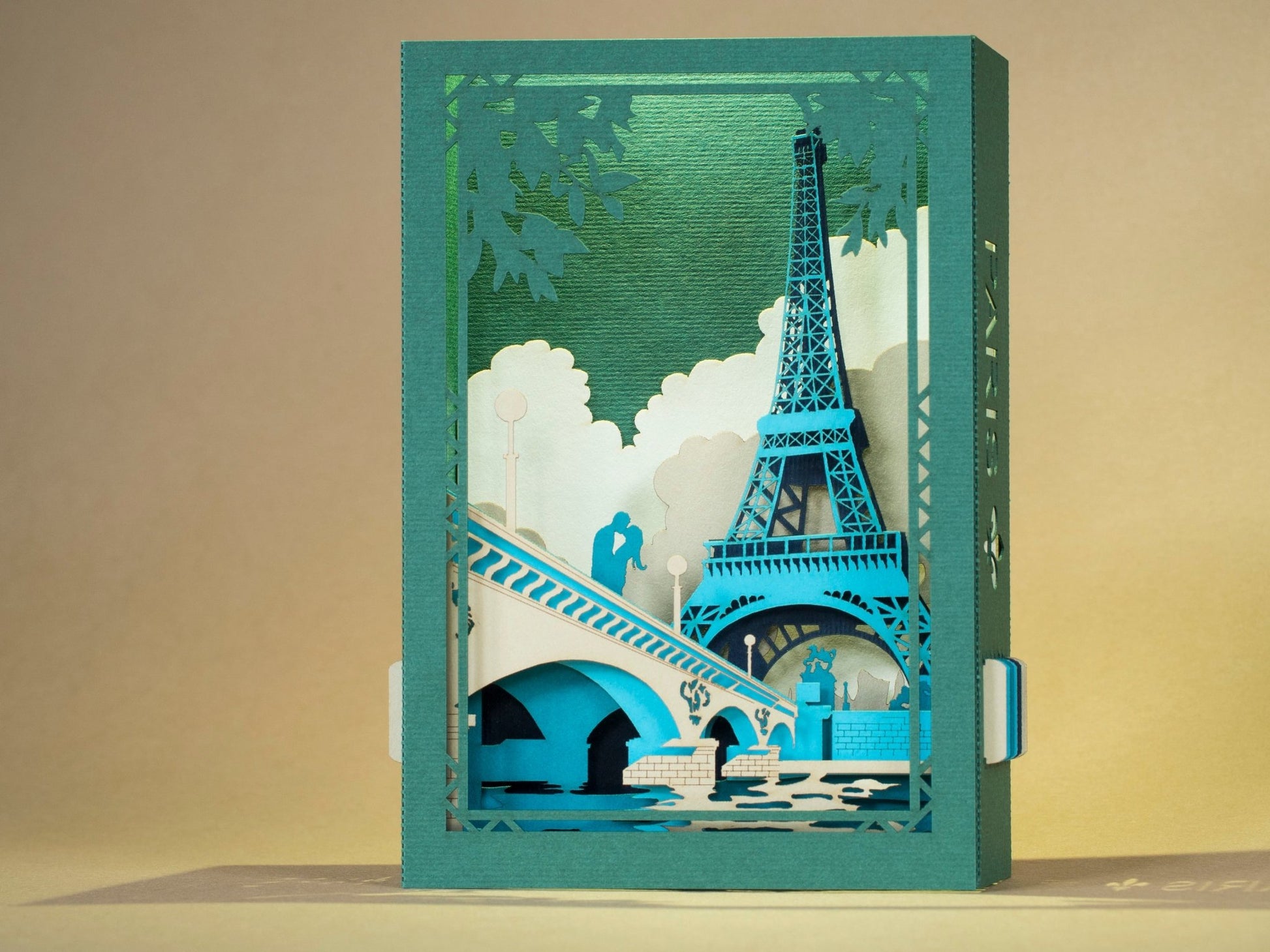 The Eiffel Tower, Paris, France pop-up card - ColibriGift