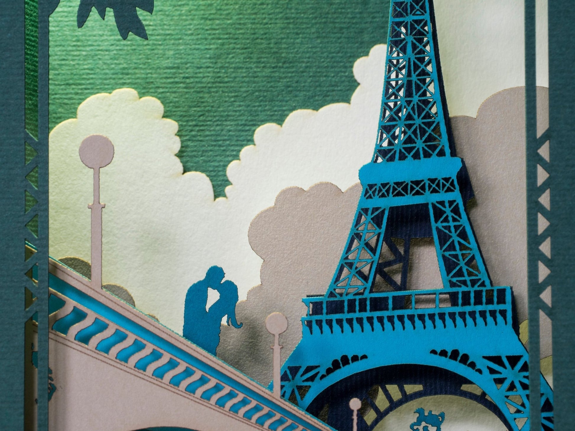 The Eiffel Tower, Paris, France pop-up card - ColibriGift