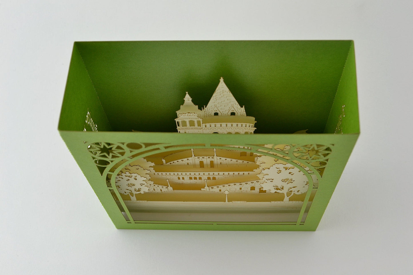 The Fisherman's Bastion, Budapest, Hungary pop-up card - ColibriGift