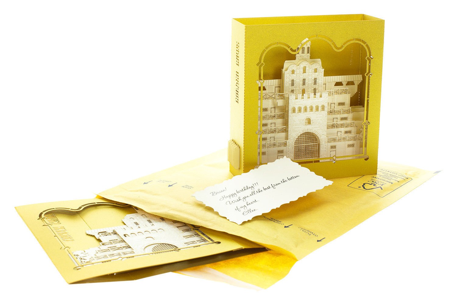 The Golden Gate, Kyiv, Ukraine pop-up card - ColibriGift