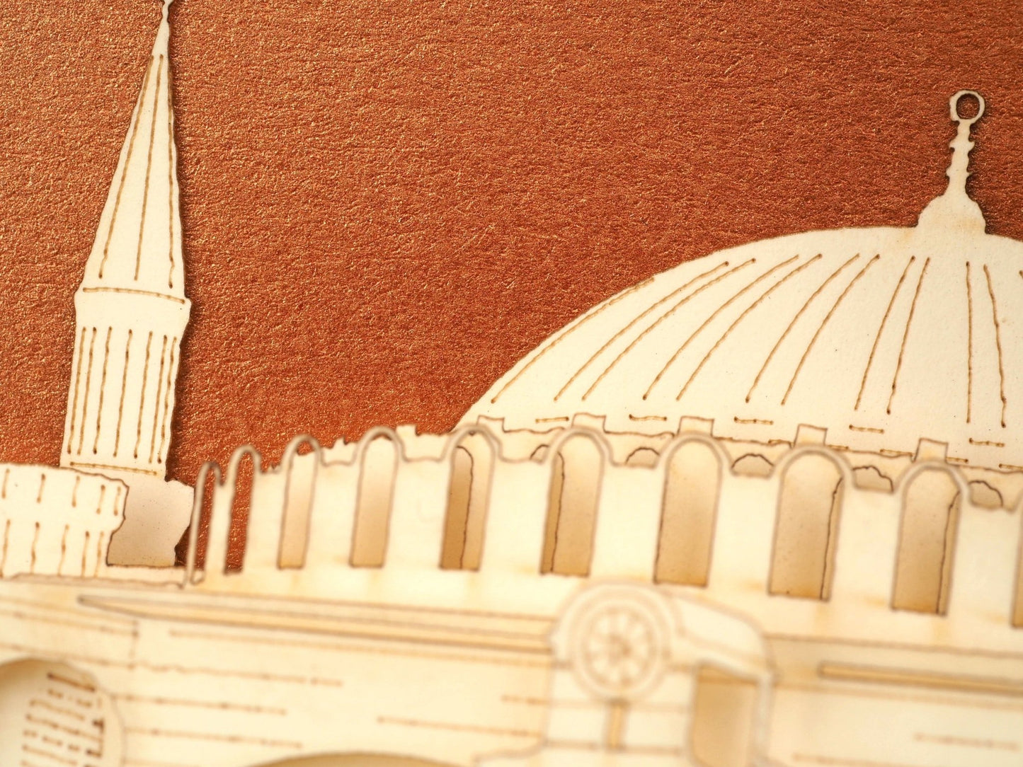 The Hagia Sophia, Istanbul, Turkey pop-up card - ColibriGift