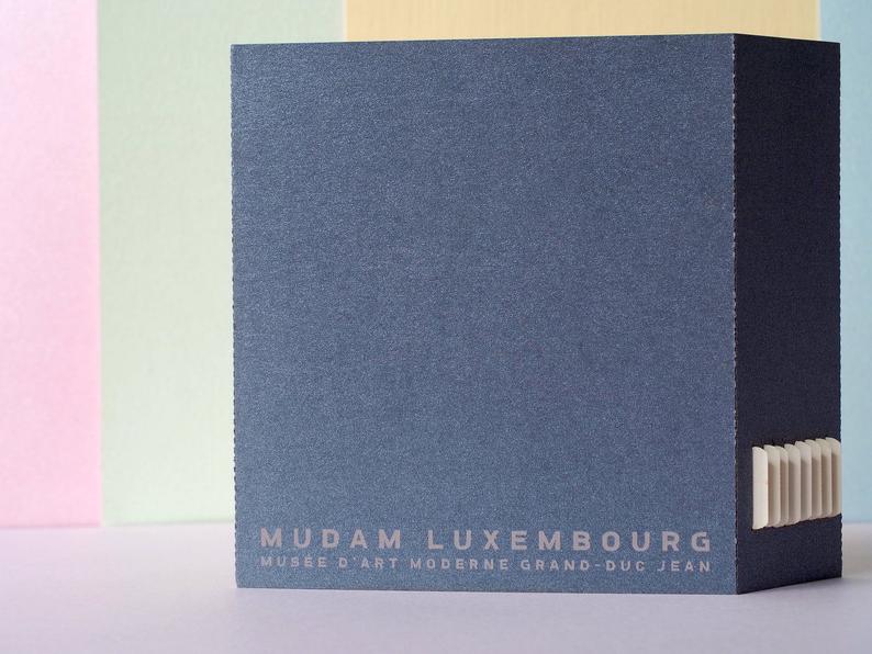 The Mudam Luxembourg Museum Modern Art pop-up card - ColibriGift