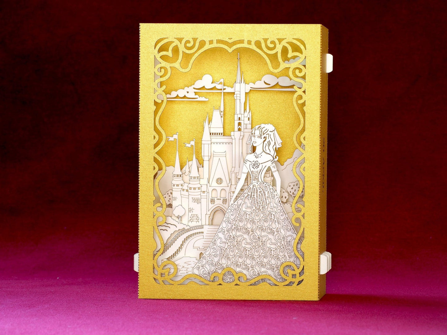 The Princess's castle pop-up card - ColibriGift