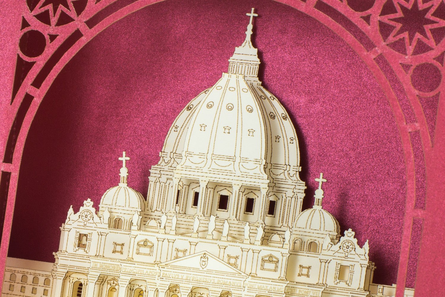 The Saint Peter's Basilica, Rome, Italy pop-up card - ColibriGift