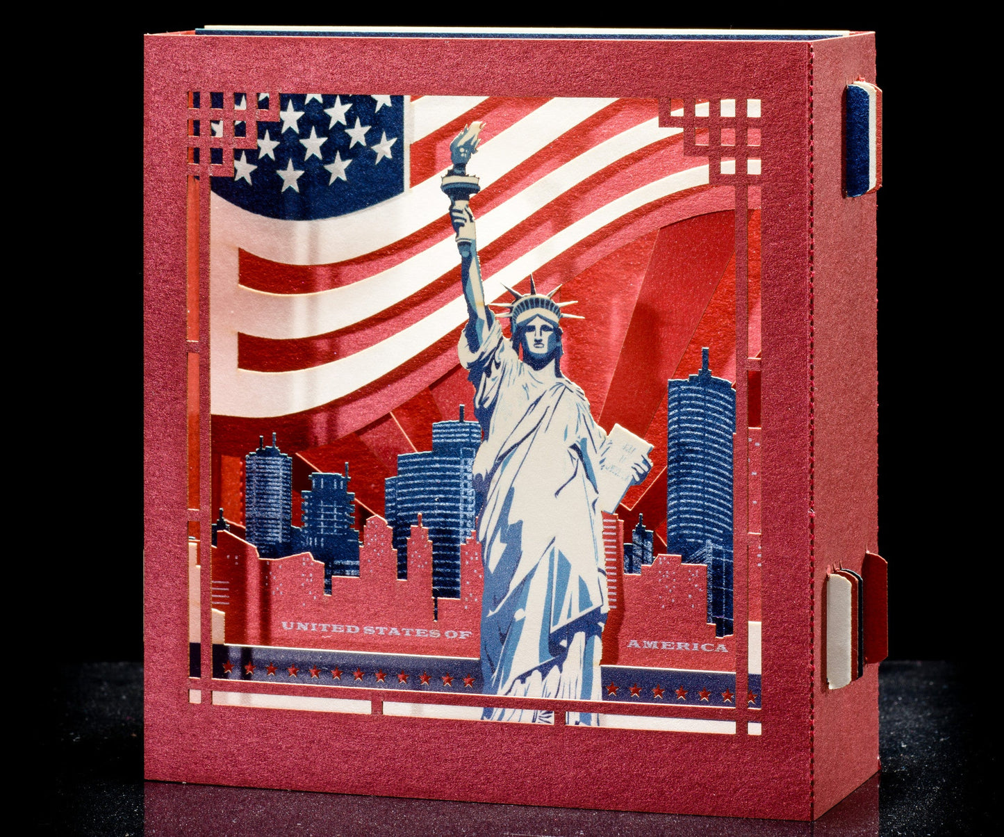 The Statue of Liberty, New York, USA pop-up card - ColibriGift